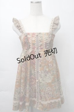 画像1: axes femme / ゴブラン柄チュニック  ベージュ S-25-09-29-061-AX-OP-HR-ZS