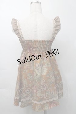 画像2: axes femme / ゴブラン柄チュニック  ベージュ S-25-09-29-061-AX-OP-HR-ZS