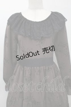 画像3: marcHenTica / ストライプワンピース  ブラウンｘ黒 S-25-09-29-062-LO-OP-AS-ZS