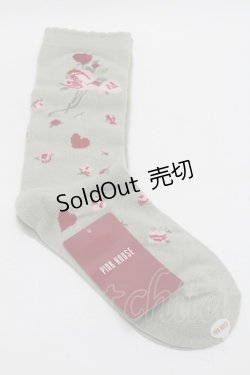 画像2: PINK HOUSE / ハートローズソックス  グリーン S-25-09-29-011-LO-ZA-HR-ZS