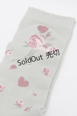 画像3: PINK HOUSE / ハートローズソックス  グリーン S-25-09-29-011-LO-ZA-HR-ZS