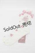 PINK HOUSE / sweets lop ear bunnyソックス  アイボリー S-25-09-29-013-LO-ZA-HR-ZS