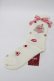画像1: PINK HOUSE / sweets lop ear bunnyソックス  アイボリー S-25-09-29-013-LO-ZA-HR-ZS (1)