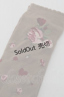 画像3: PINK HOUSE / ハートローズソックス  モカ S-25-09-29-014-LO-ZA-HR-ZS