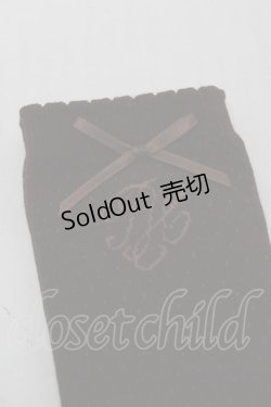 画像3: PINK HOUSE / ロゴ入りドット柄ソックス   S-25-09-29-016-LO-ZA-AS-ZS