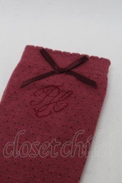画像3: PINK HOUSE / ロゴ入りドット柄ソックス   S-25-09-29-017-LO-ZA-AS-ZS