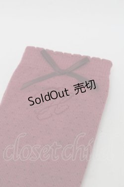 画像3: PINK HOUSE / ロゴ入りドット柄ソックス   S-25-09-29-017-LO-ZA-AS-ZS