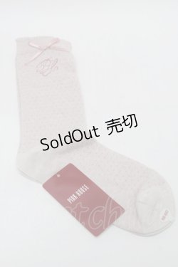画像1: PINK HOUSE / ロゴ入りドット柄ソックス   S-25-09-29-018-LO-ZA-AS-ZS