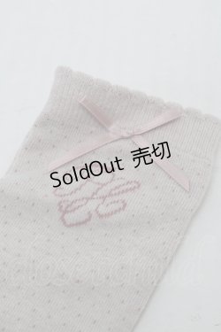 画像3: PINK HOUSE / ロゴ入りドット柄ソックス   S-25-09-29-018-LO-ZA-AS-ZS
