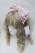 Angelic Pretty / Velvet Ribbonカチューシャ  ピンク S-25-09-29-022-AP-AC-AS-ZS