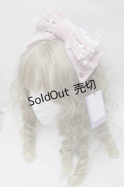 画像1: Angelic Pretty / Velvet Ribbonカチューシャ  ピンク S-25-09-29-022-AP-AC-AS-ZS