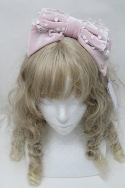 画像2: Angelic Pretty / Velvet Ribbonカチューシャ  ピンク S-25-09-29-022-AP-AC-AS-ZS
