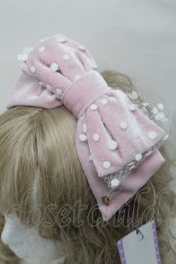 画像3: Angelic Pretty / Velvet Ribbonカチューシャ  ピンク S-25-09-29-022-AP-AC-AS-ZS