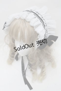 画像1: LOLITA / ヘッドドレス  黒ｘ白 S-25-09-29-023-LO-ZA-AS-ZS