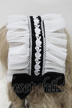 画像3: LOLITA / ヘッドドレス  黒ｘ白 S-25-09-29-023-LO-ZA-AS-ZS