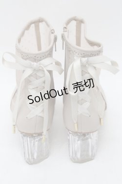 画像3: axes femme POETIQUE / ドットチュールブーツ  アイボリー S-25-09-29-029-AX-SH-HR-ZS