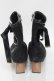 画像3: axes femme kawaii / レースブーツ L黒  S-25-10-01-029-AX-SK-AS-ZS (3)