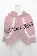 axes femme kawaii / 童話の小公女ケープ  赤 S-25-10-01-031-AX-JA-AS-ZS