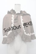 axes femme kawaii / 童話の小公女ケープ  ブラウン S-25-10-01-032-AX-JA-AS-ZS