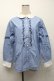 画像1: Jane Marple / 刺繍ブラウス  ブルー S-25-10-01-035-JM-BL-AS-ZS (1)