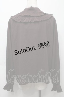 画像2: axes femme kawaii / 3wayジャボ付きブラウス  ブラウン S-25-10-01-039-AX-BL-AS-ZS