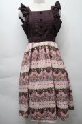 axes femme POETIQUE / ガトーシュクレフリルワンピース  ピンク S-25-10-01-042-AX-OP-AS-ZS