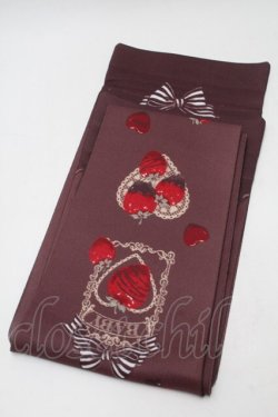 画像2: BABY,THE STARS SHINE BRIGHT / Strawberry Loves Chocolateオーバーニーソックス  ブラウン S-25-10-01-005-BA-AC-AS-ZS