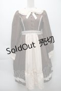 axes femme kawaii / 童話の小公女ワンピース  ブラウン S-25-10-01-045-AX-OP-AS-ZS