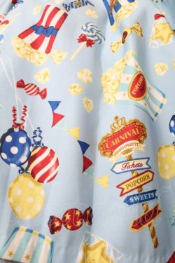 画像3: Angelic Pretty / Happy Park Carnivalジャンパースカート  サックス S-25-10-01-048-AP-OP-AS-ZS