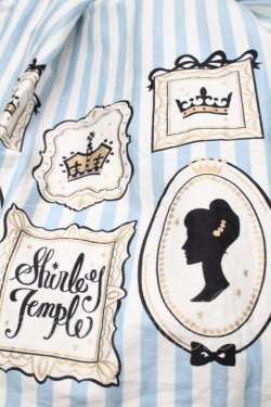 画像3: Shirley Temple / フレーム柄ストライプスカート 160 サックス S-25-10-01-059-ET-SK-AS-ZS