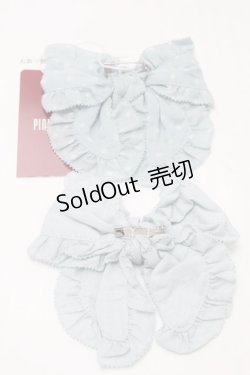 画像2: PINK HOUSE / リボンブローチ  サックス S-25-10-01-013-LO-ZA-AS-ZS