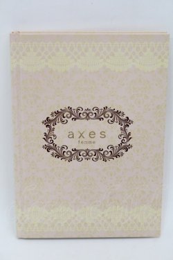 画像1: axes femme / ブック型メモ  ベージュ S-25-10-01-002-AX-ZA-HR-ZS