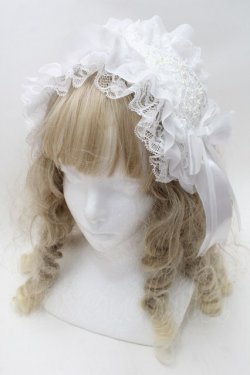 画像1: Atelier Beatrice / ヘッドドレスカチューシャ  白 S-25-10-01-020-GO-AC-AS-ZS