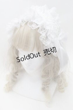 画像1: Atelier Beatrice / ヘッドドレスカチューシャ  白 S-25-10-01-020-GO-AC-AS-ZS