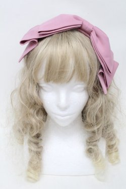 画像2: axes femme kawaii / 斜めリボンカチューシャ  ピンク S-25-10-01-023-AX-AC-AS-ZS