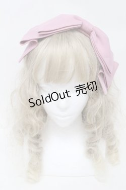 画像2: axes femme kawaii / 斜めリボンカチューシャ  ピンク S-25-10-01-023-AX-AC-AS-ZS