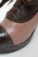 画像8: axes femme / バイカラーエナメルパンプス L ブラウン S-25-10-01-028-AX-SH-HR-ZS