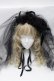 画像3: Triple fortune / ローズヴェールヘッドドレス  黒 S-25-10-02-030-EL-AC-HR-ZS (3)