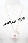 Q-pot. / 桜大福ネックレス  ピンク S-25-10-02-035-QP-AC-AS-ZS
