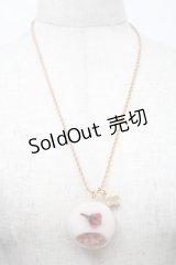 Q-pot. / 桜大福ネックレス  ピンク S-25-10-02-035-QP-AC-AS-ZS