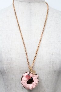 Q-pot. / Melty SAKURA Doughnutネックレス  ピンク S-25-10-02-036-QP-AC-AS-ZS