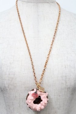 画像1: Q-pot. / Melty SAKURA Doughnutネックレス  ピンク S-25-10-02-036-QP-AC-AS-ZS