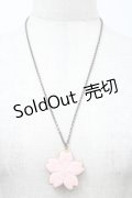 Q-pot. / 桜シュガークッキーネックレス  ピンク S-25-10-02-037-QP-AC-AS-ZS