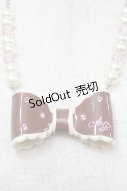 画像2: Angelic Pretty / ドリームリボンネックレス  ブラウン S-25-10-02-039-AP-AC-HR-ZS