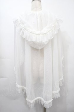 画像2: metamorphose / ドットチュールマント  白 S-25-10-02-041-ME-TO-HR-ZS