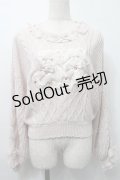 LIZ LISA / TwinBearsニットトップス  ピンク S-25-10-02-043-LO-TO-HR-ZS