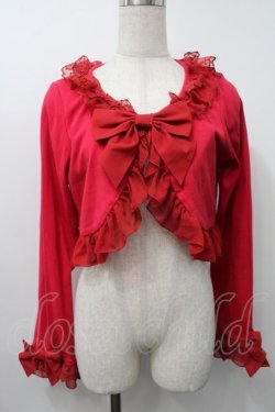 画像1: Angelic Pretty / Sweetフリルボレロ  赤 S-25-10-02-045-AP-TO-HR-ZS