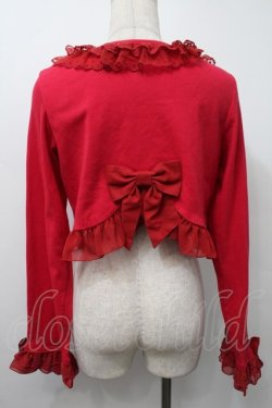 画像2: Angelic Pretty / Sweetフリルボレロ  赤 S-25-10-02-045-AP-TO-HR-ZS