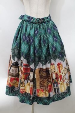 画像1: ALICE and the PIRATES / Nostalgic Gift〜くるみ割り人形と大切な想い出〜ロングスカート  グリーン S-25-10-02-053-PA-SK-HR-ZS