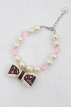 画像1: Angelic Pretty / ドリームリボンブレスレット  ブラウン S-25-10-02-025-AP-AC-HR-ZS